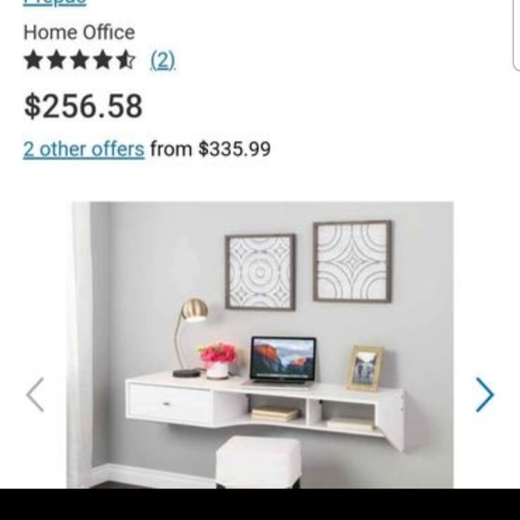 NEW!! Prepac Modern Floating Desk with Drawer - Picture 1 of 2